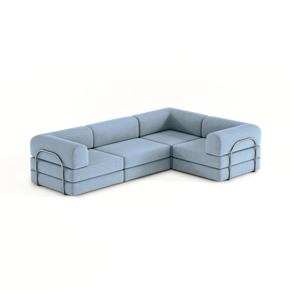 FlexiCloud XL Modular Sofa-Ocean