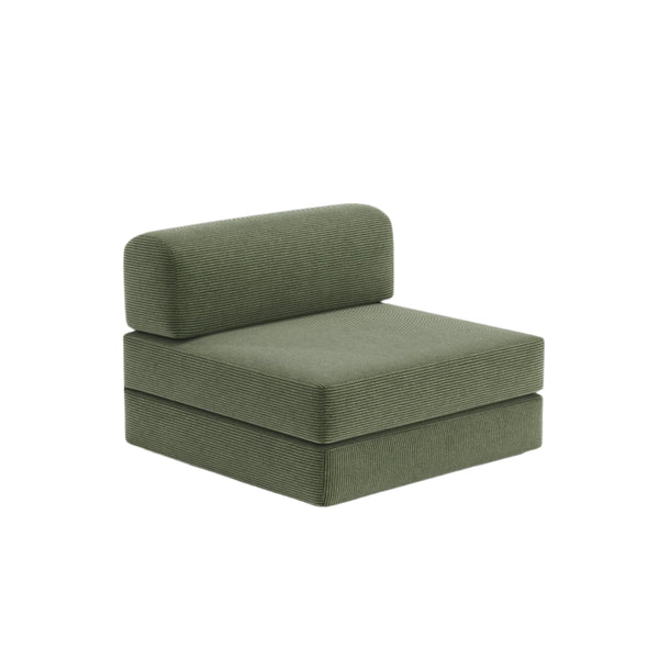 FlexiCloud Modular Single Seat-Forest Green