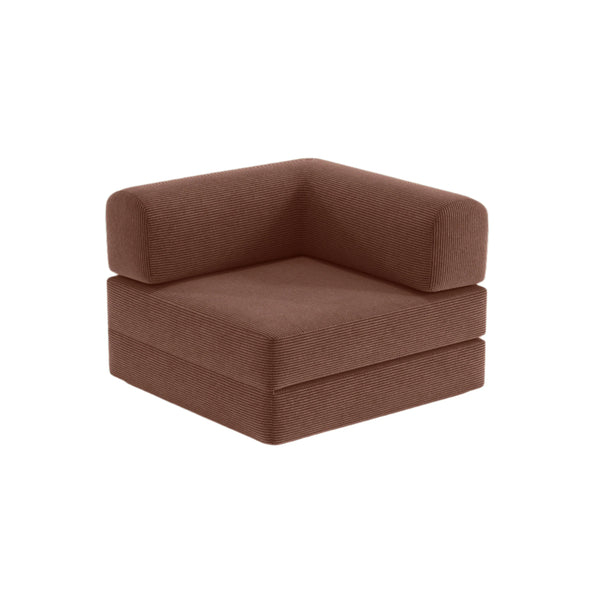 FlexiCloud Modular Corner Seat-Chestnut