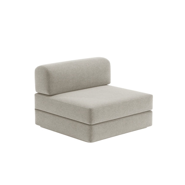 FlexiCloud Modular Single Seat-Eggshell