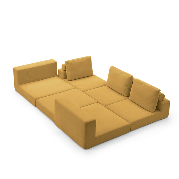 ModuLuxe Sofa 3-Seater-YELLOW