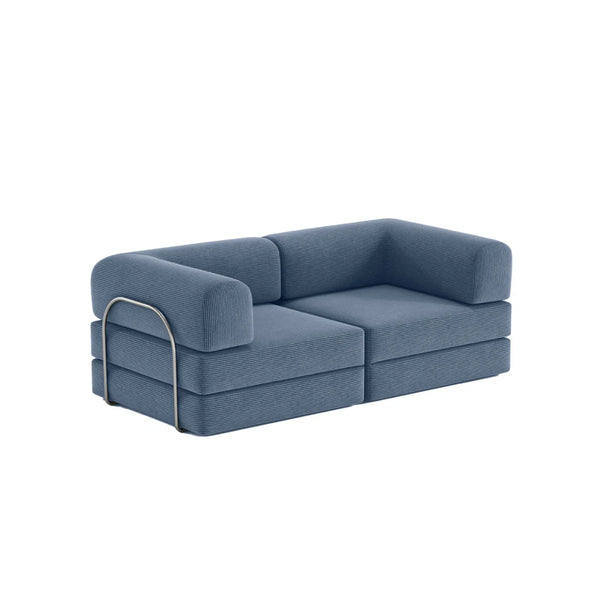 FlexiCloud Modular Sofa Bed-Aegean Blue
