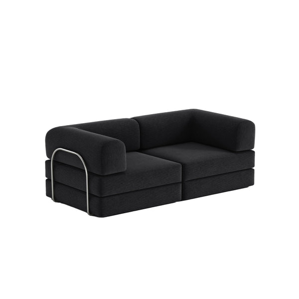 FlexiCloud Modular Sofa Bed-Black