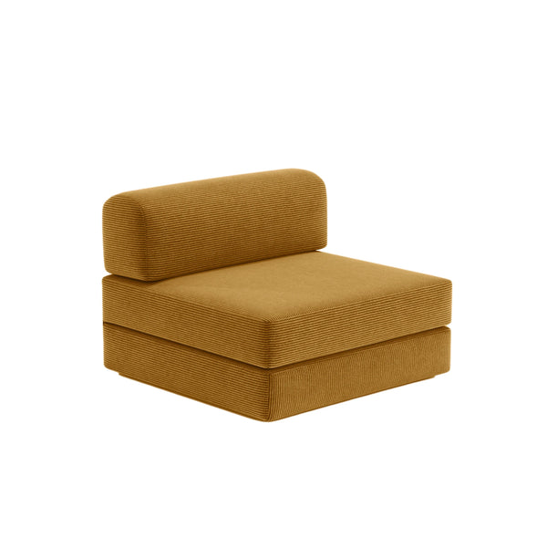 FlexiCloud Modular Single Seat-Marigold